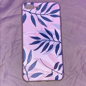 White Pink and Teal.... iphone 8 plus case